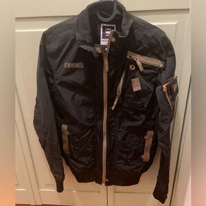 Like New Men’s black size small G-star bomber jacket